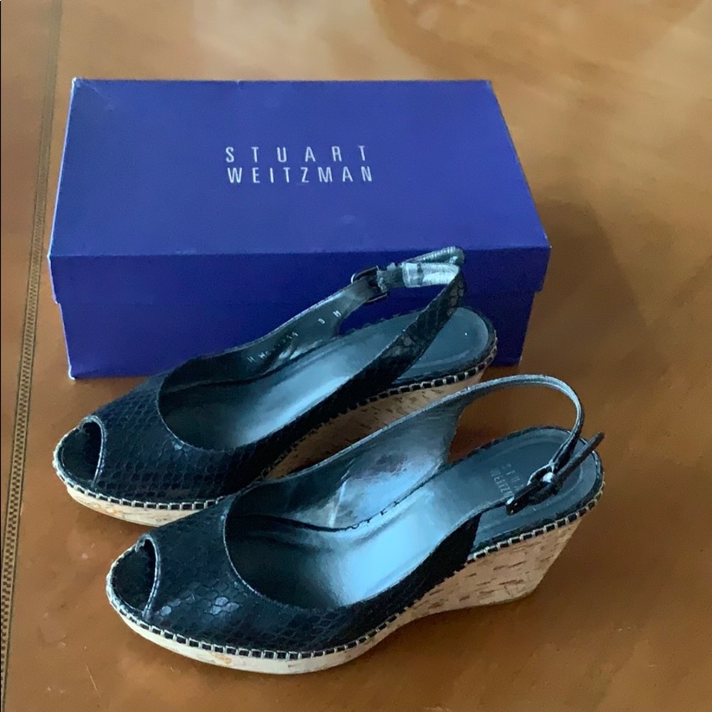 Stuart Weitzman Nero Serpent/ Jean